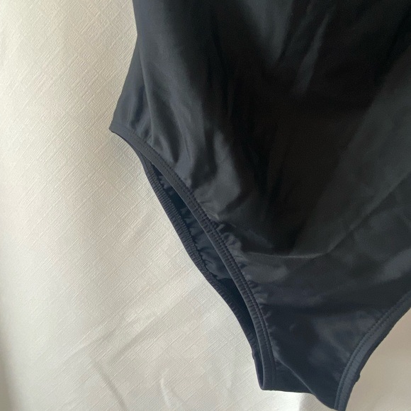 Cole Of California Women's black one piece bathing suit size 12 Beach Resortwear - Picture 7 of 14